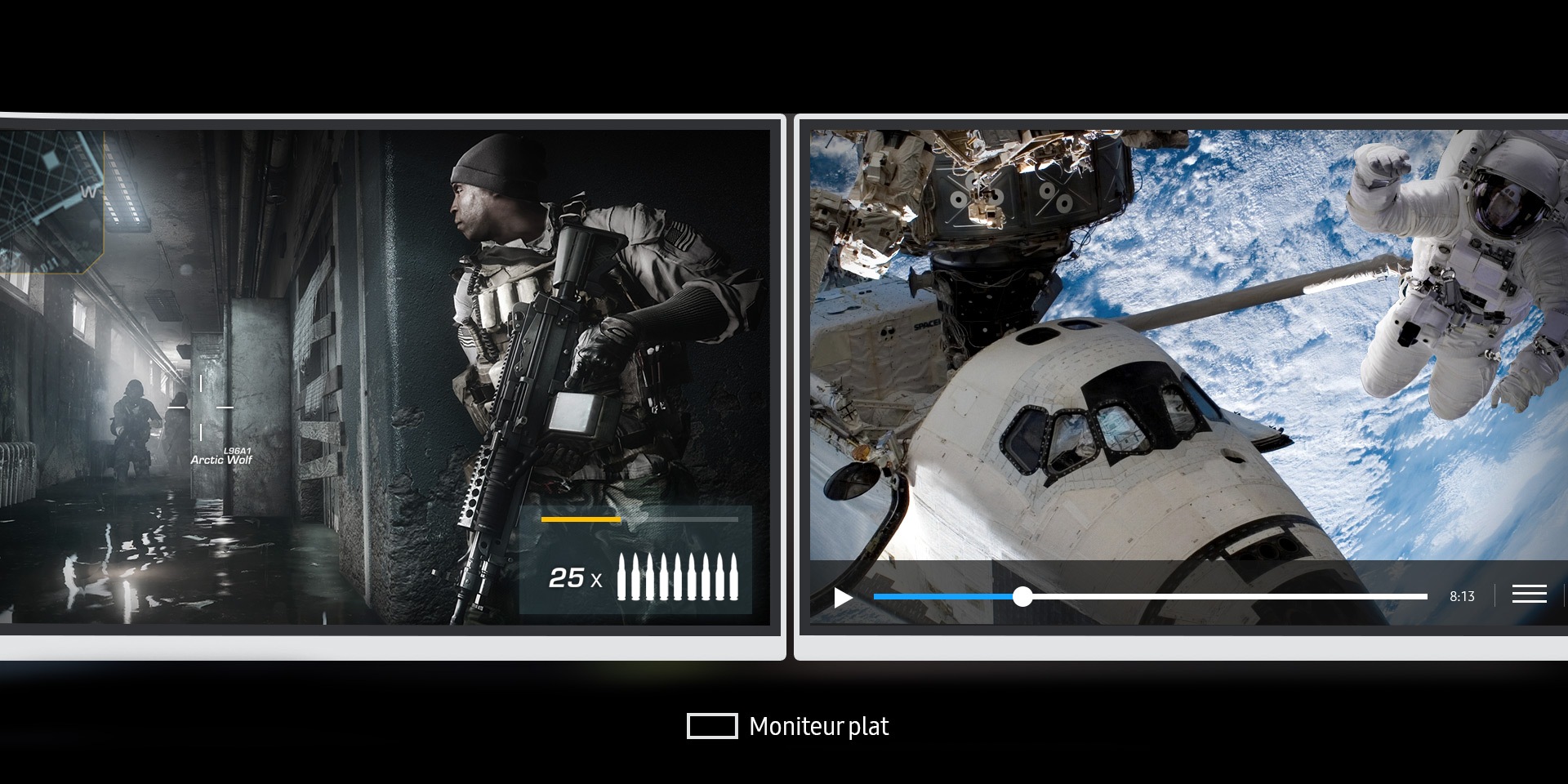 Moniteur Plat