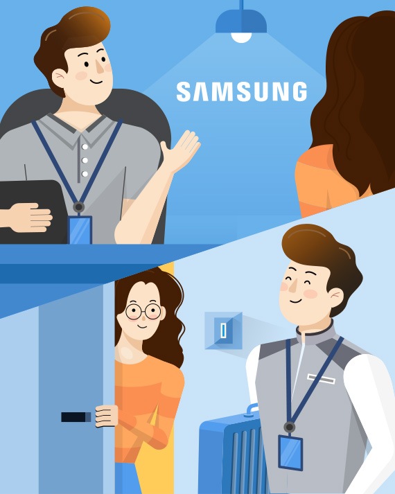 Appelez notre service client au 0805 504 504 du lundi au samedi de 9h à 20h (numéro non surtaxé). Un conseiller Samsung prendra en charge votre demande et vous accompagnera dans la réparation de votre smartphone.