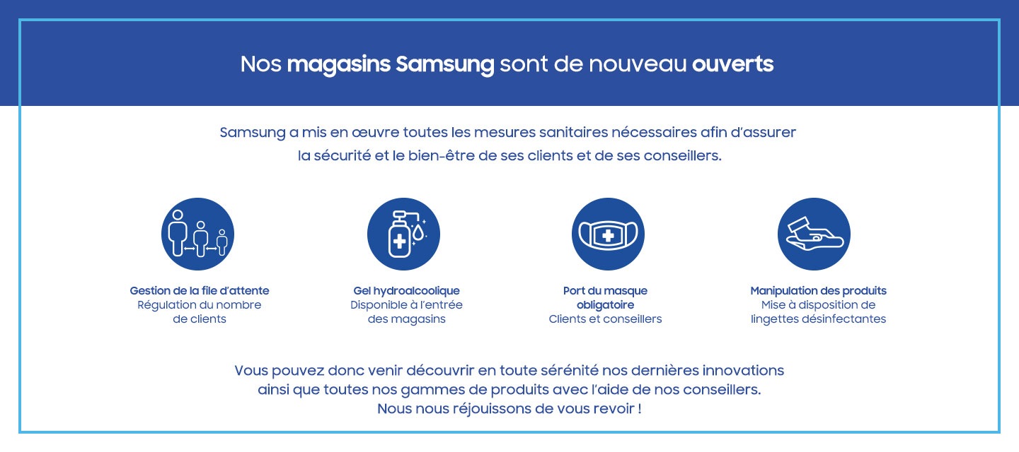 Réouverture Samsung Experience Store Réouverture Samsung Experience Store