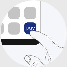 Pictogramme accès à l’application Samsung Pay