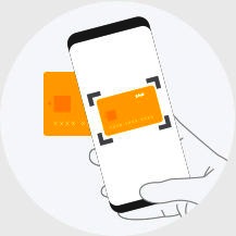 Pictogramme scan d’une carte