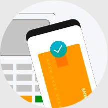 Pictogramme validation scan d’une carte