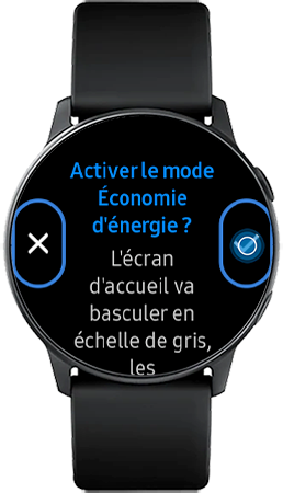 Sélectionnez Économie d’énergie