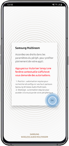 Appuyez sur OK