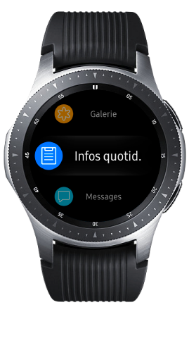 Appuyez sur Infos quotidiennes