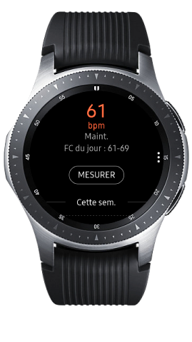 Appuyez sur mesurer