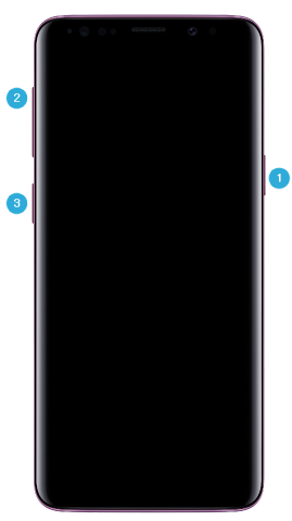 Boutons du smartphone Samsung