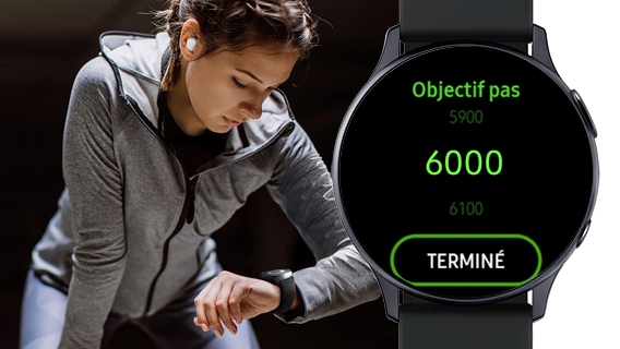 Calculer ses pas avec la Galaxy Watch