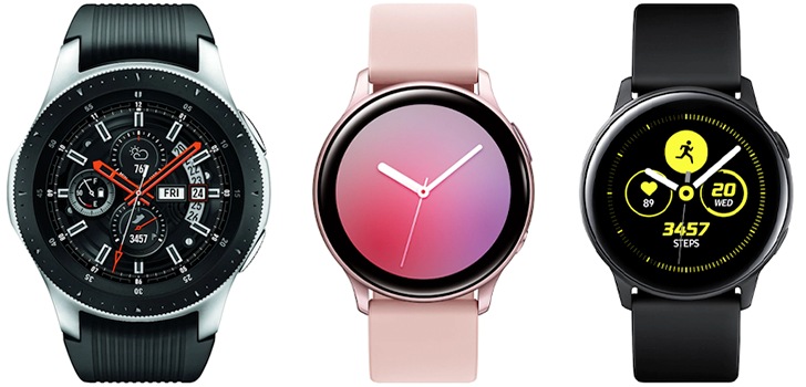 Galaxy Watch et Galaxy Watch Active