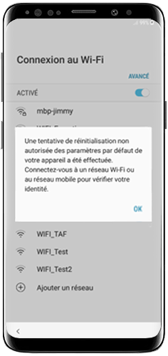 Connexion au Wi-Fi