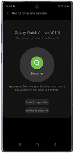 Localiser votre montre connectée avec l’application Wearable sur votre Note10