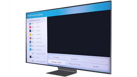 Organiser les chaînes de ma télévision Samsung