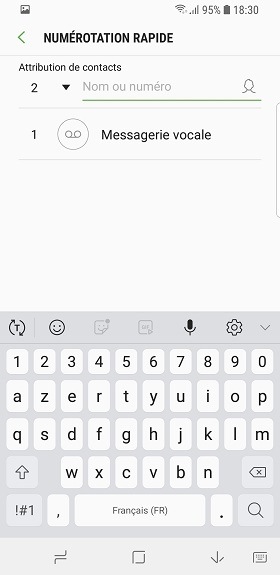 Numérotation rapide