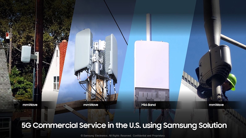 5G Commercial Service in the U.S. with Samsung solution