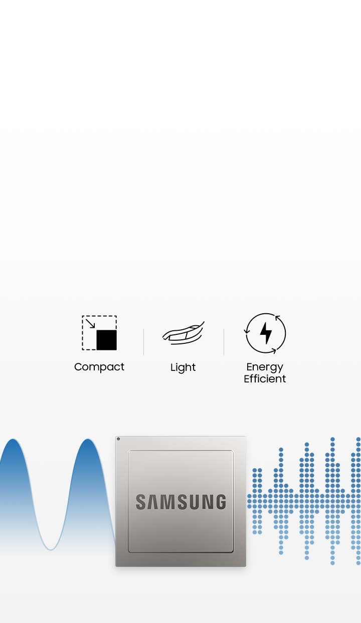 An illustrative image of the DAFE chipset converting analog signals for ultra wideband 5G communications.