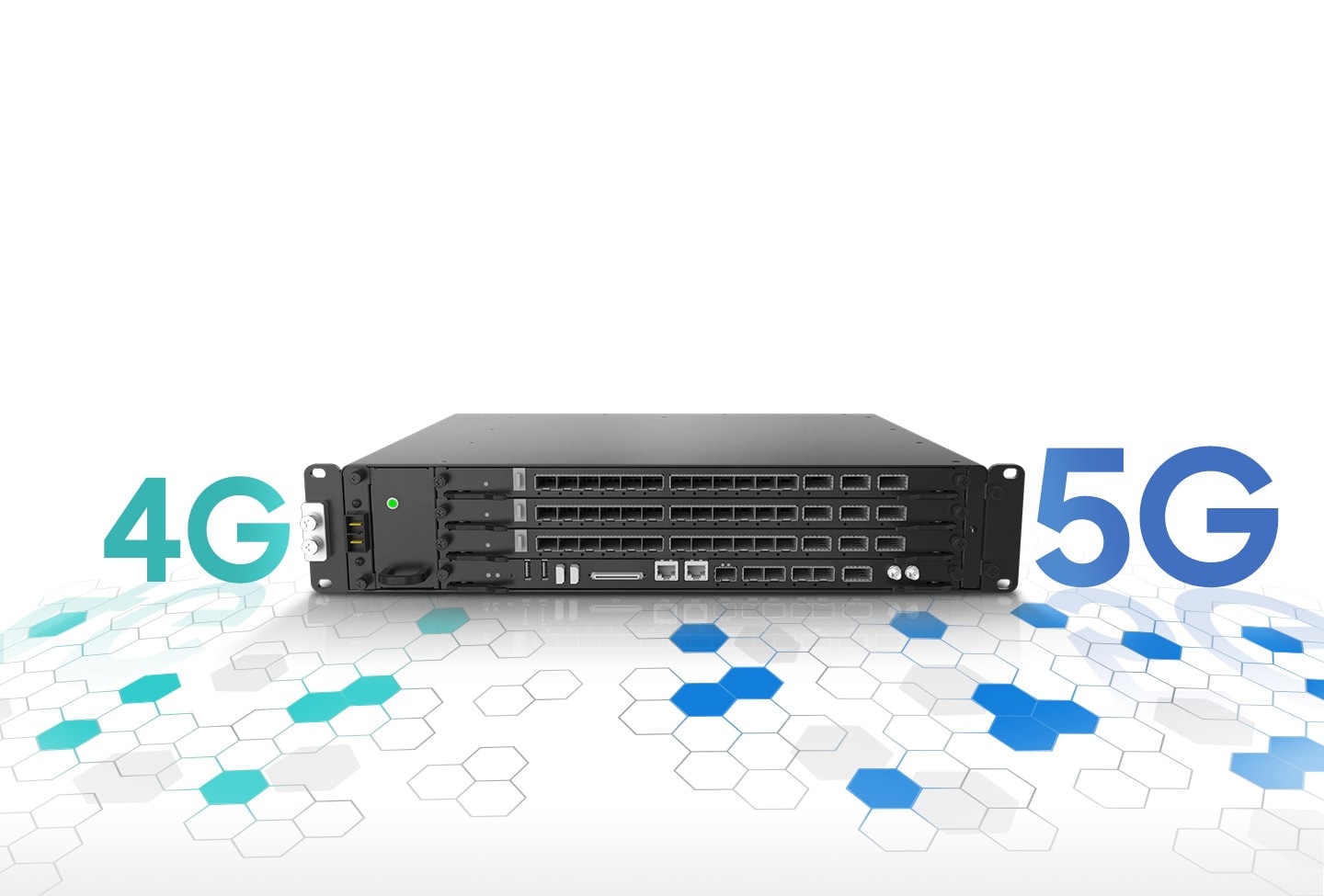 An illustrative image of Digital Unit supports both 4G LTE and 5G NR.