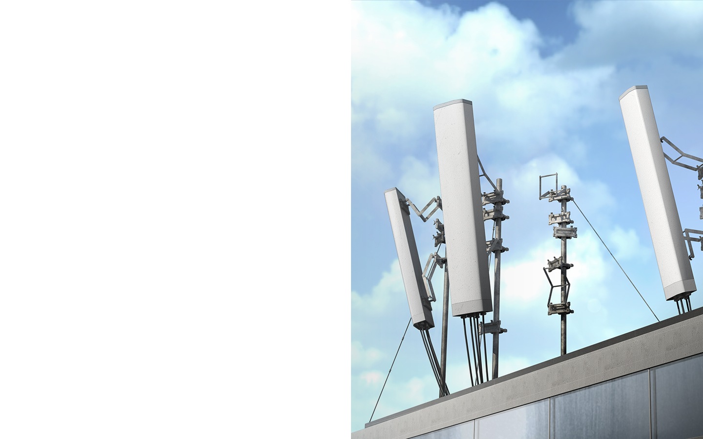 An illustrative image of Samsung’s massive MIMO radio installed on existing operators' cellular site.