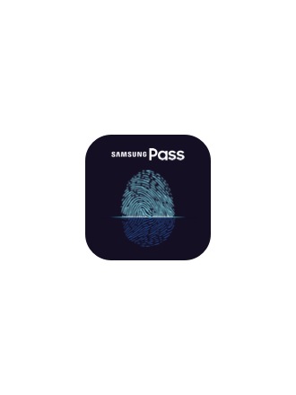 The Samsung Pass logo