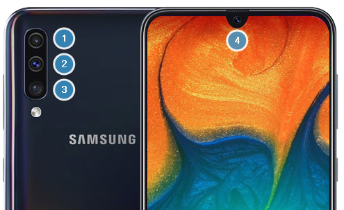 Design du Galaxy A50