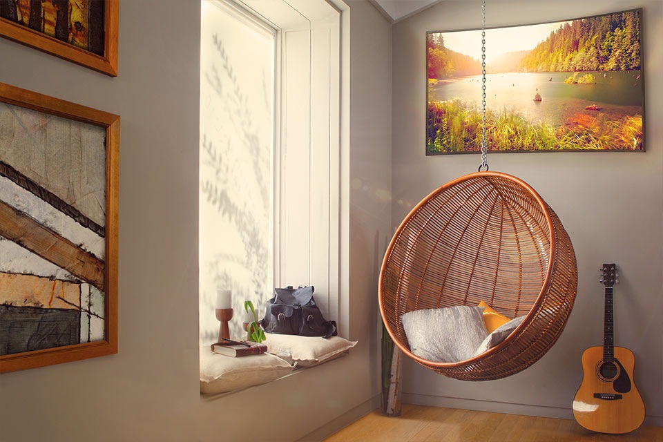 Interior design SUHD TV