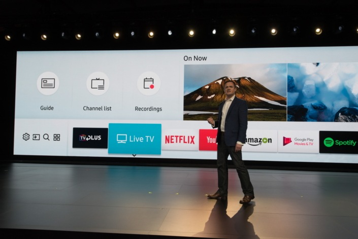 Richard Jakeman, Head of Business Development – Smart TV, Samsung Electronics UK, shows how QLED’s smart features facilitate access to and discovery of content in a world of seemingly infinite channels, devices and services.