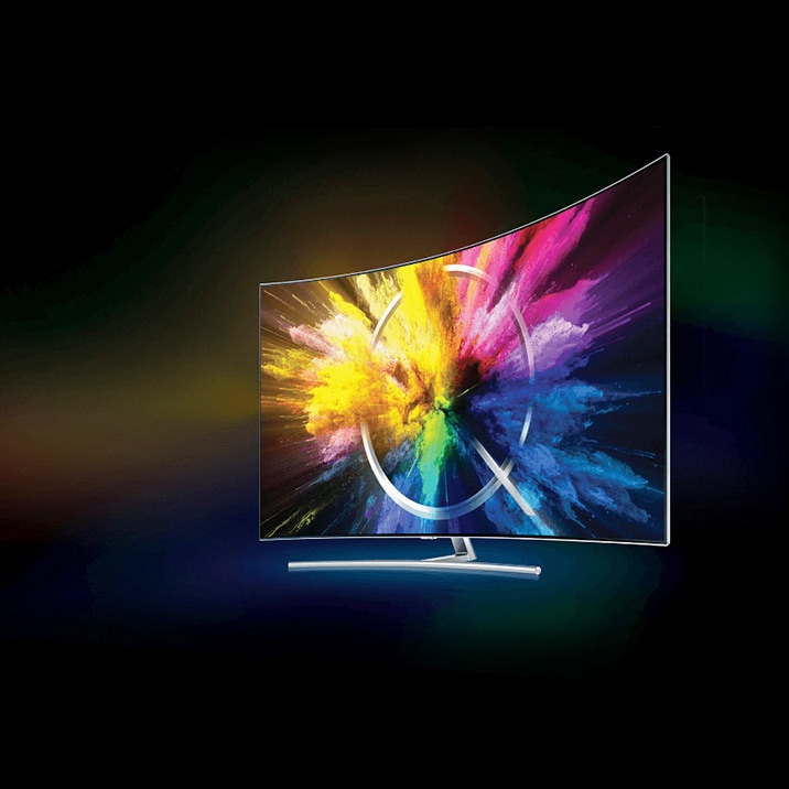 Samsung’s QLED TV expressing various and dynamic colors