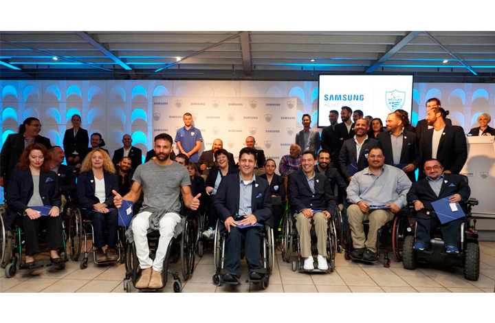 Η Samsung τιμά την Ελληνική Παραολυμπιακή Ομάδα