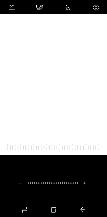 Galaxy S8 camera zoom interface