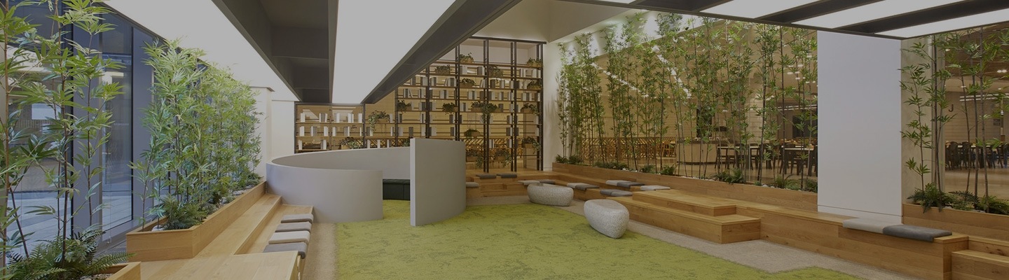 A key visual image of Eco-conscious Worksites page