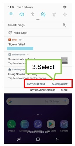 Galaxy S9 - How to Change Screen Mode on Phone when Connect with DeX Pad?
