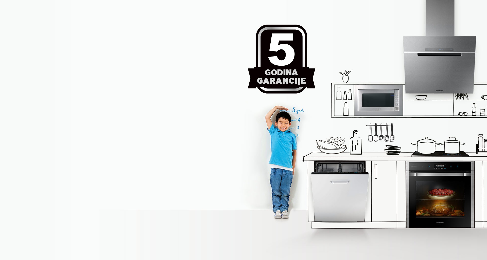 Samsung promocija: 5 godina garancije na ugradbene kuhinjske aparate