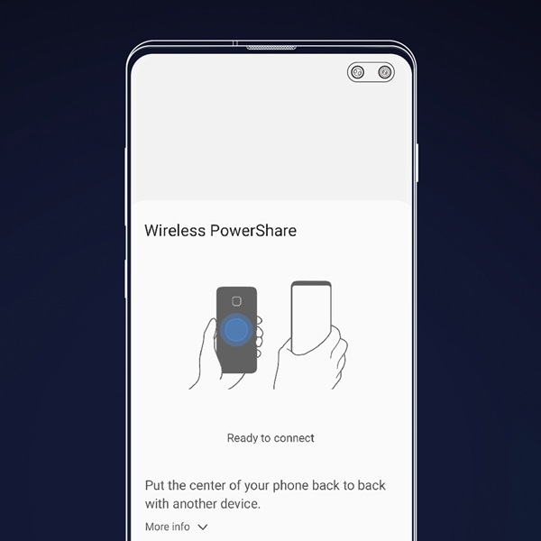Napajajte još jedan uređaj uz bežični PowerShare na sljedećoj generaciji Galaxy S10 uređaja