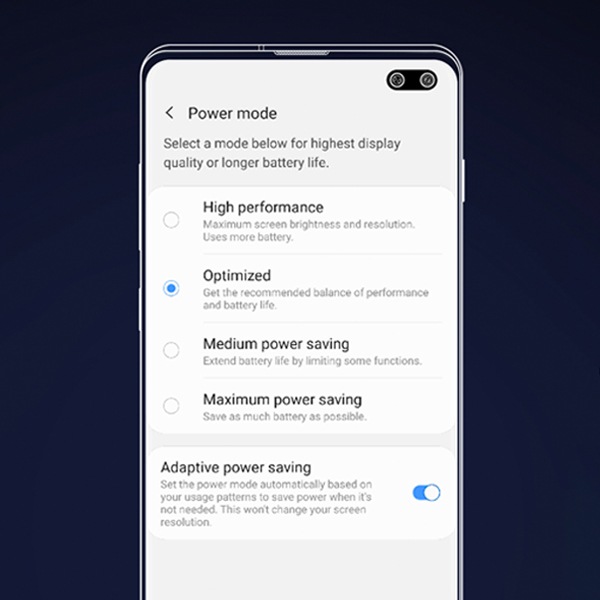 Automatski uštedite bateriju kada Vam uređaj nije potreban na sljedećoj generaciji Galaxy S10 uređaja.