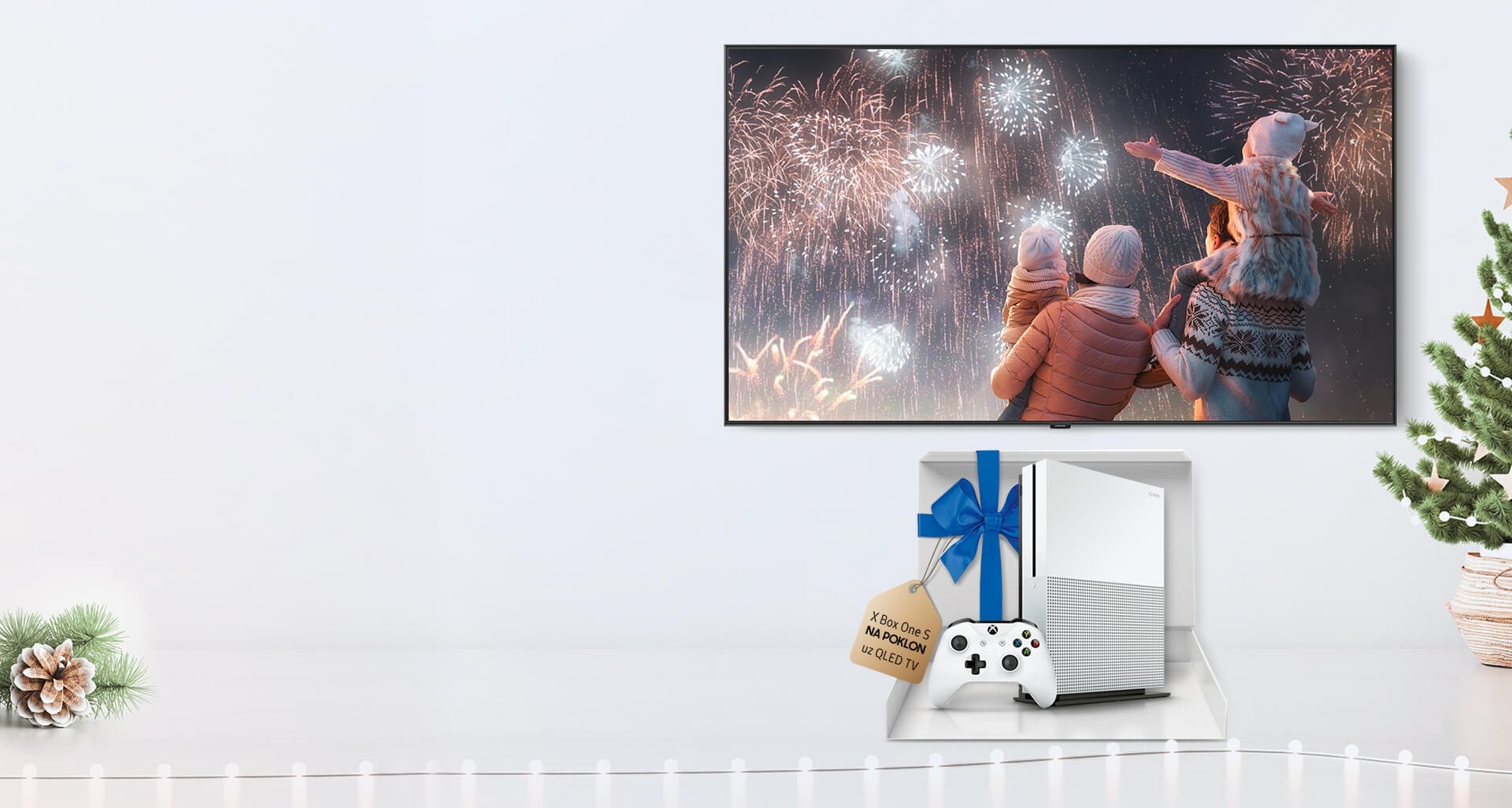 TV promocija: Xbox One S konzola na poklon uz kupnju QLED televizora