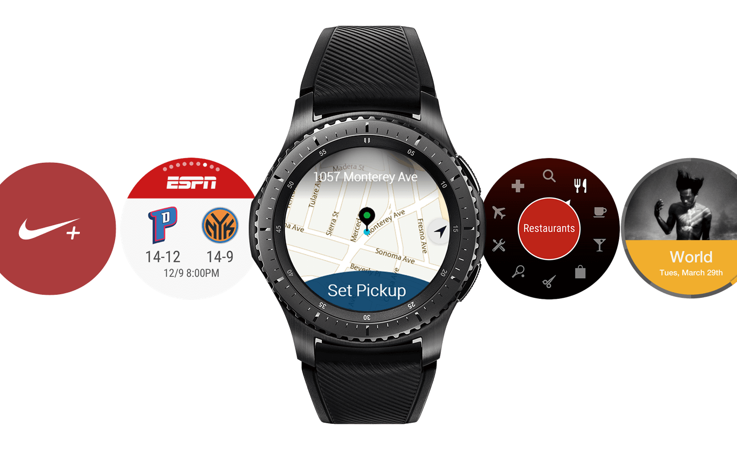 Samsung Gear S3 aplikacije