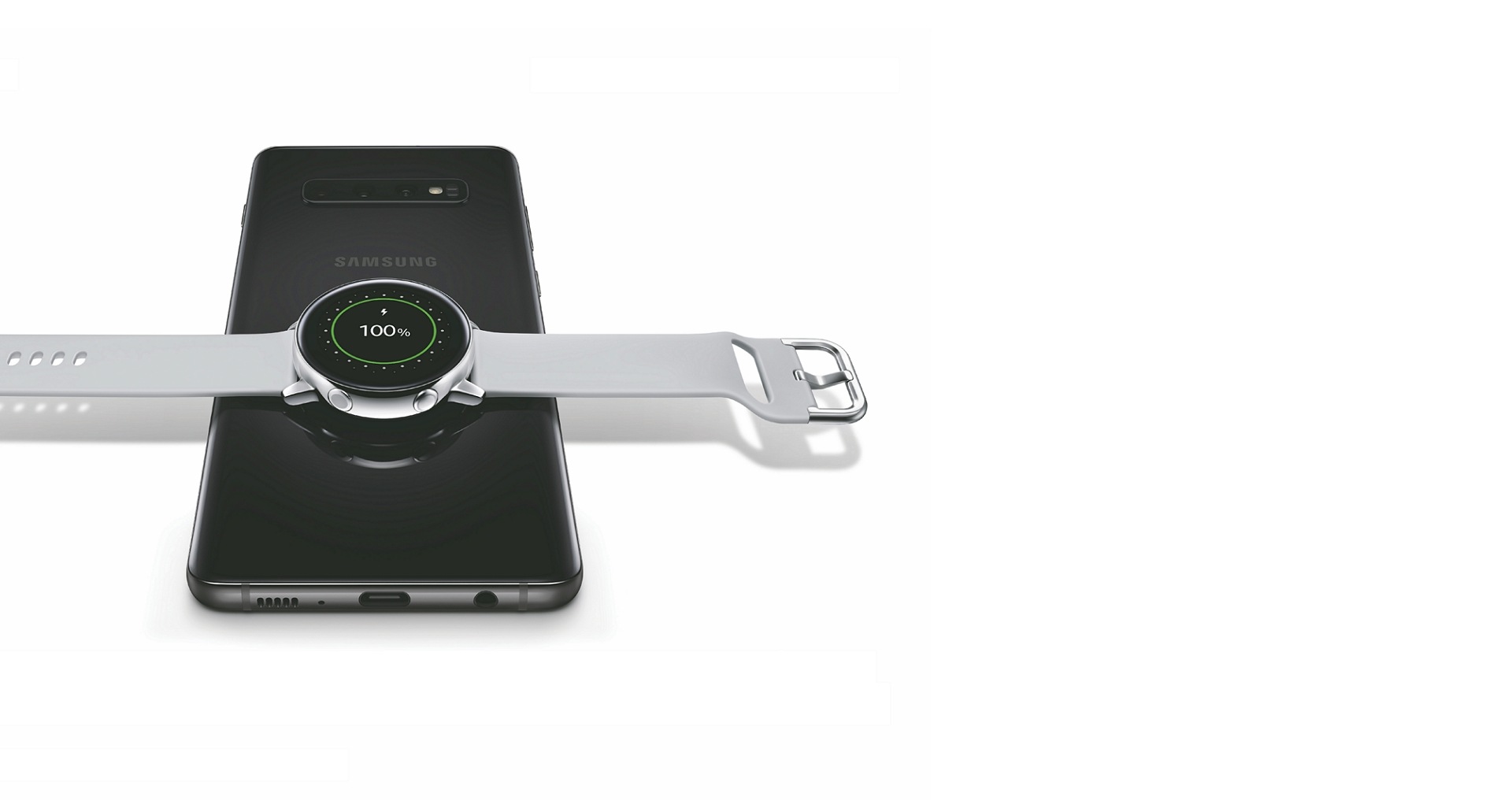 Samsung Galaxy S10e, S10, S10+ okostelefon Galaxy Watch Active okosórával