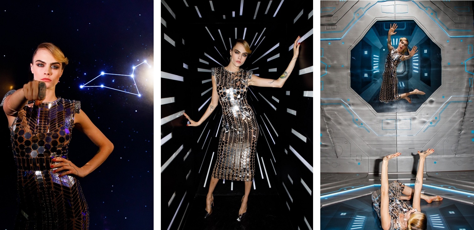 Cara Delevingne és a Samsung bemutatta a világ első űrbe küldött szelfiét Cara Delevingne és a Samsung bemutatta a világ első űrbe küldött szelfiét