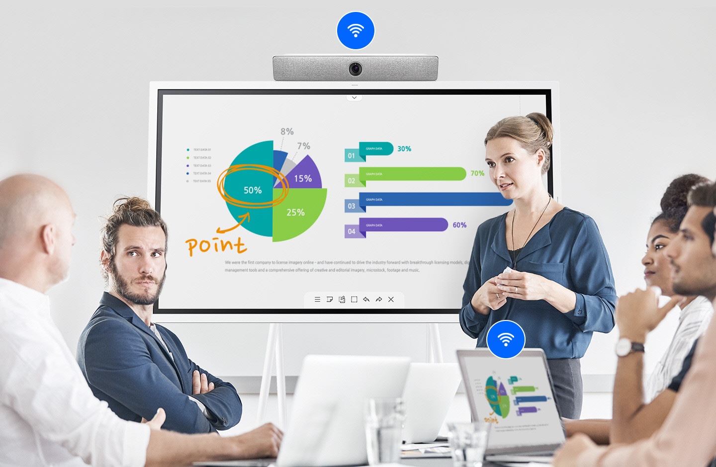 Vezeték nélküli bemutató a Webex és Flip megoldásával Vezeték nélküli bemutató a Webex és Flip megoldásával