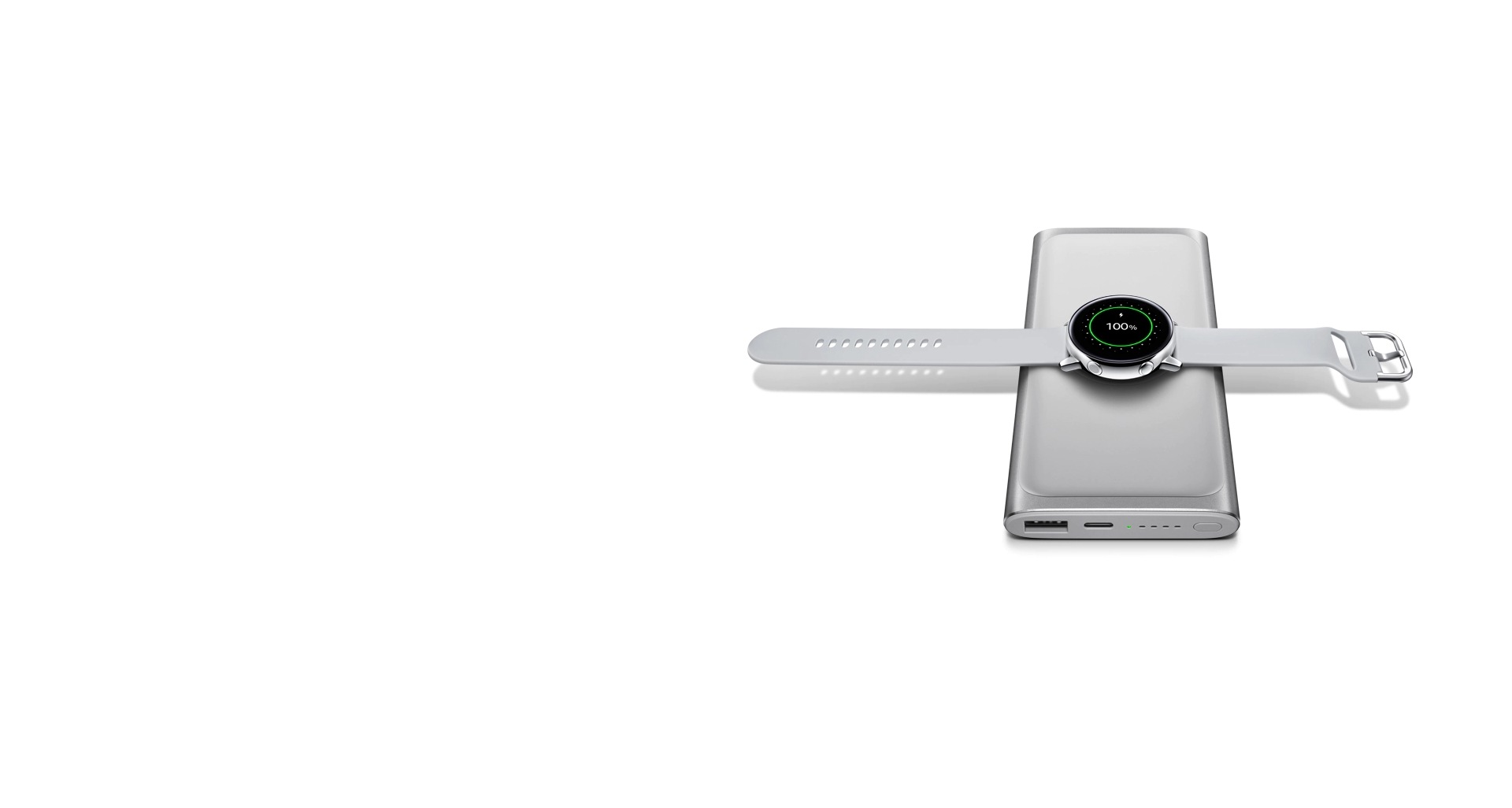 Samsung Galaxy Watch Active okosóra és Vezeték nélküli külső akkumulátor