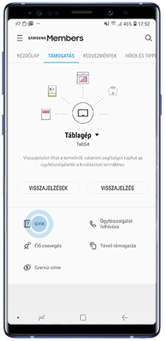 A regisztrált termékhez elérhető ügyfél-támogatási tartalmak