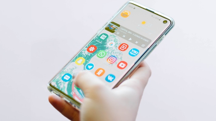 Immagine di un telefono Galaxy