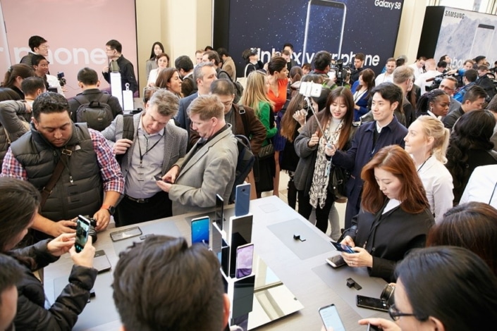 attendee comment about galaxy S8 attendee comment about galaxy S8