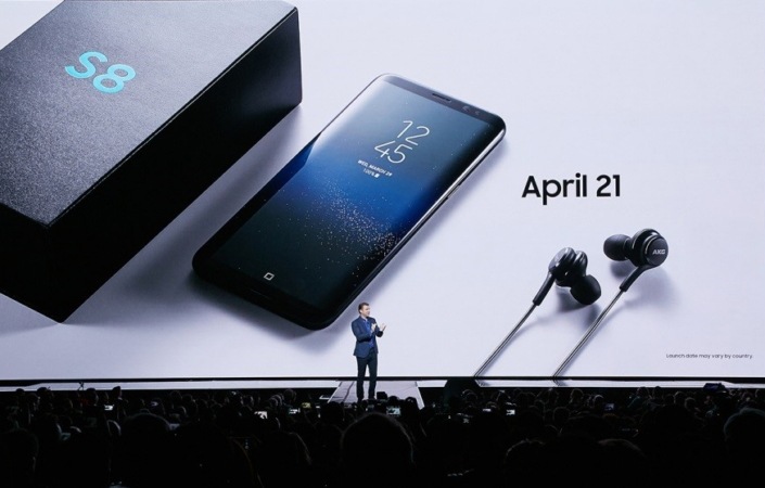 Justin Denison announces that the Galaxy S8 and S8+ will be released on April 21 Justin Denison announces that the Galaxy S8 and S8+ will be released on April 21