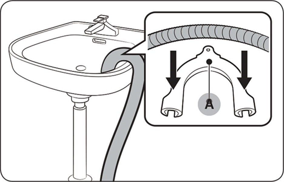 Position Drain Hose