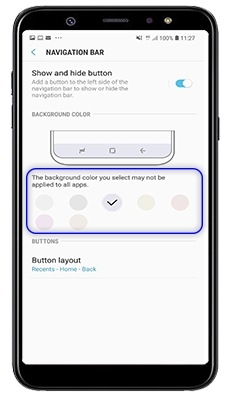 navigation bar