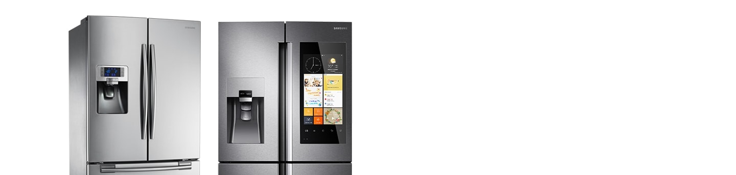 French Door Design - 751L Chef Collection French Door Fridge & Family Hub 550L American-Style Smart Fridge Freezer