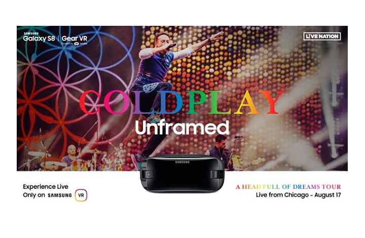 סמסונג חוברת ל- Live Nation ותעביר הופעה של Coldplay בשידור חי ב- Samsung Gear VR סמסונג חוברת ל- Live Nation ותעביר הופעה של Coldplay בשידור חי ב- Samsung Gear VR