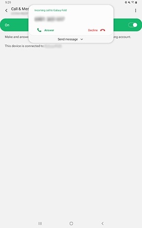 answering call tabs5e