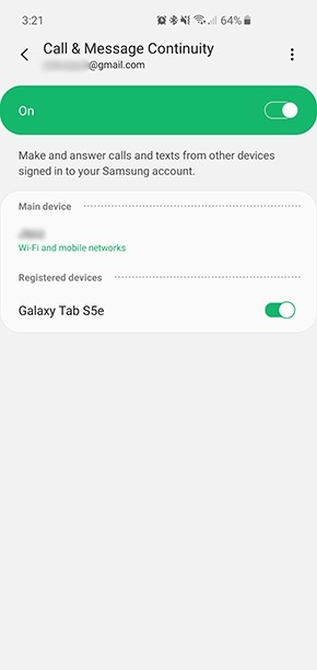 select main device