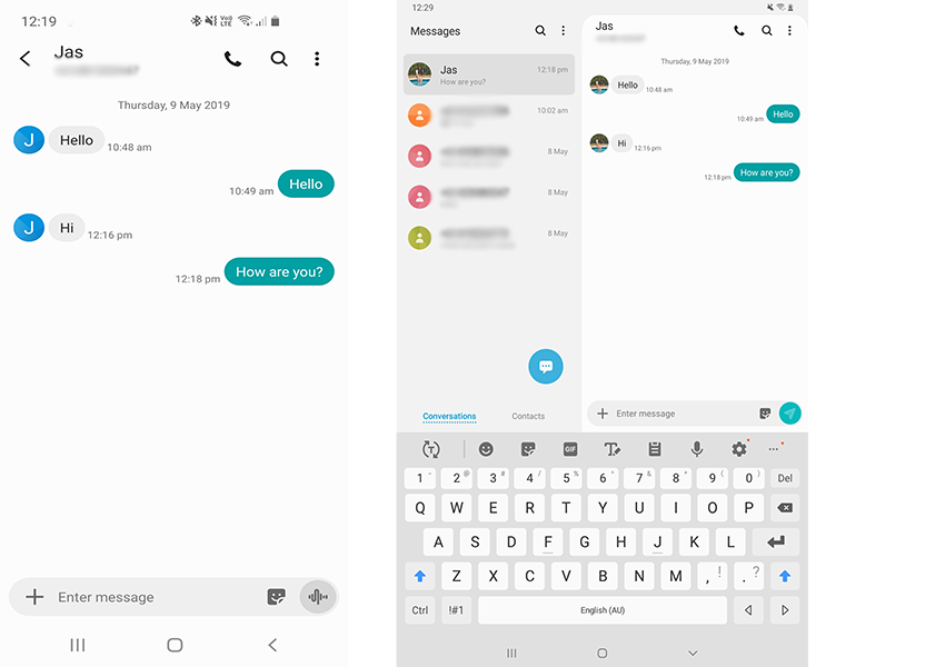 replied text messaage